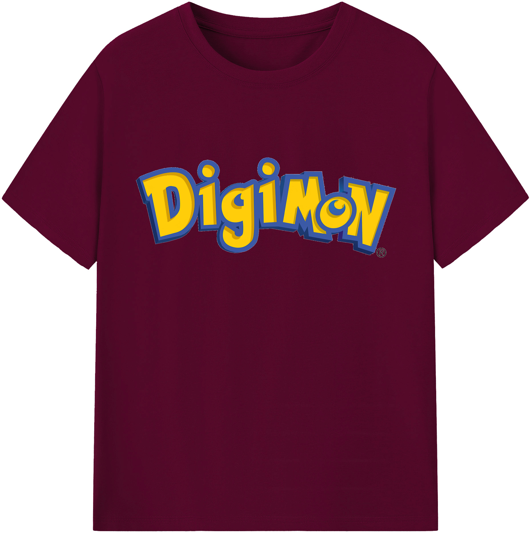 （画像用） Digimon デジタルモンスター/デジモン レディースカジュアルプリントTシャツ（綿100％）